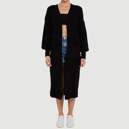 Maxi balloon sleeved Cardigan