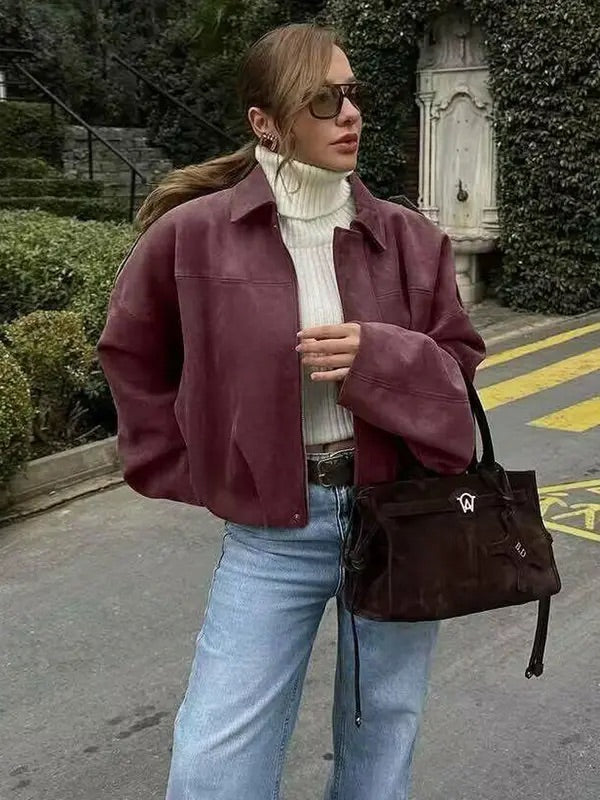Aviator - zip up bomber jacket