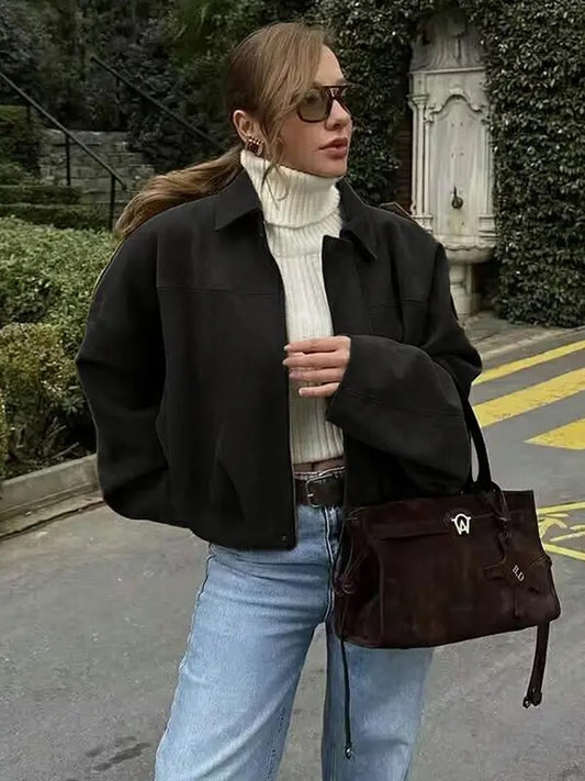 Aviator - zip up bomber jacket