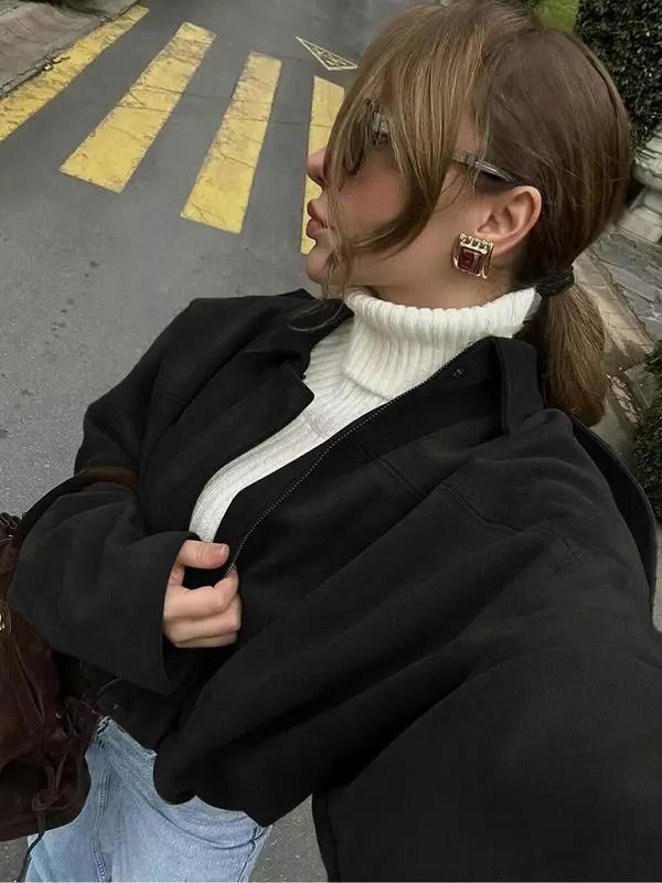 Aviator - zip up bomber jacket