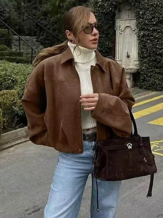 Aviator - zip up bomber jacket