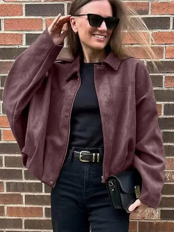 Aviator - zip up bomber jacket